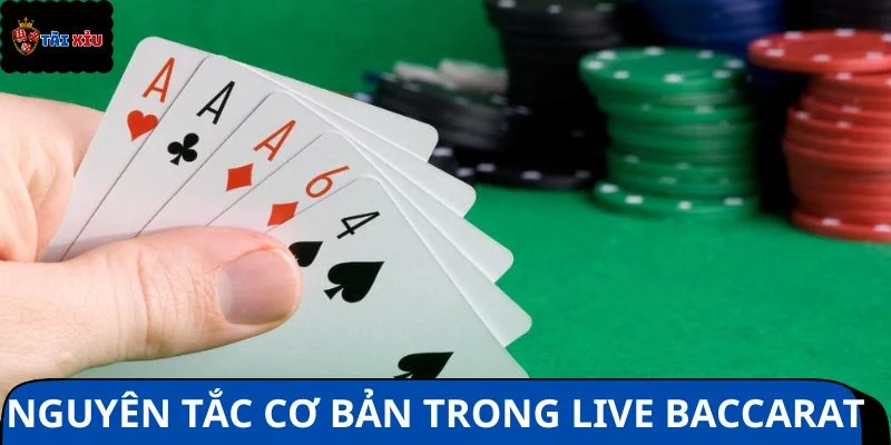 Cụ thể về nguyên tắc cơ bản trong live Baccarat