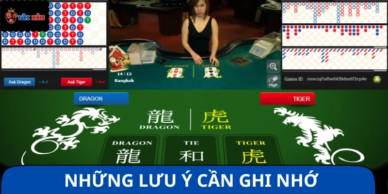 Những lưu ý quan trọng khi áp dụng mẹo chơi Rồng Hổ dễ thắng