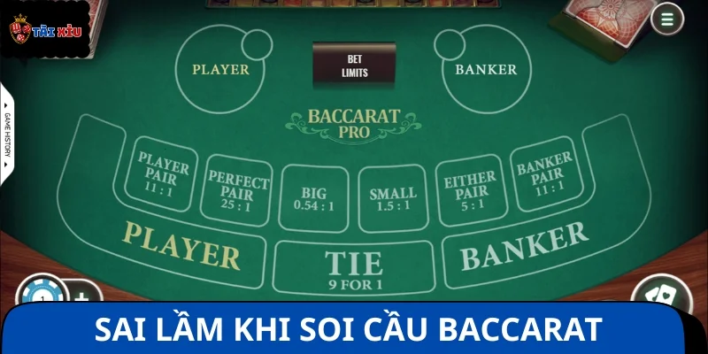 Những sai lầm cần tránh khi soi cầu baccarat